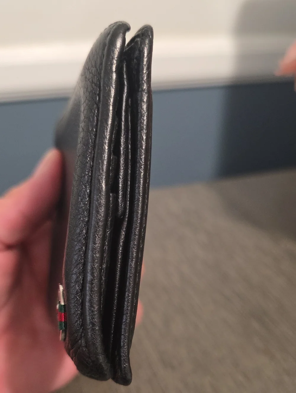 Authentic Gucci Interlocking G Web Bifold Wallet